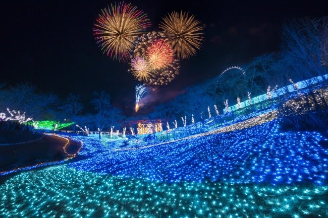関東最大イルミ×花火が大晦日を彩る 「さがみ湖イルミリオン」で年越しカウントダウン／画像提供：富士急行