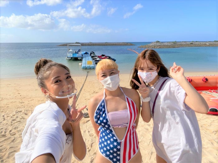 (左から)池田美優、丸山桂里奈、藤田ニコル (C)フジテレビ