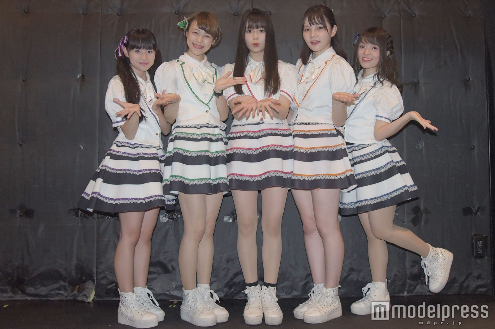 羽月杏、小澤綾乃、詩島萌々、光河玲奈、西條美里 （C）モデルプレス