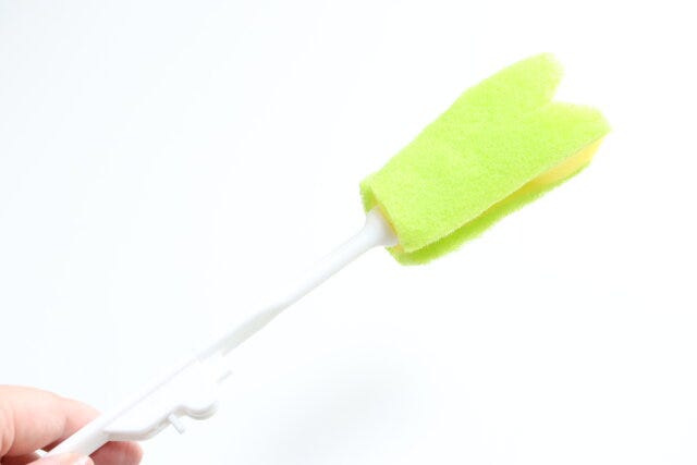 取り替えできるボトル洗いスポンジソフト2P　使用例