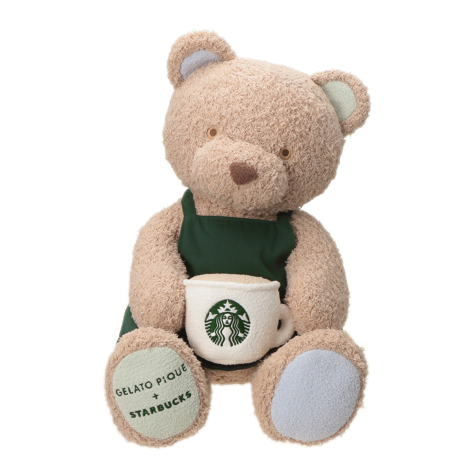 スターバックス　ジュラピケ　カーディガンクマ刺繍付き スターバックス ジュラピケ カーディガンクマ刺繍付き スタバ