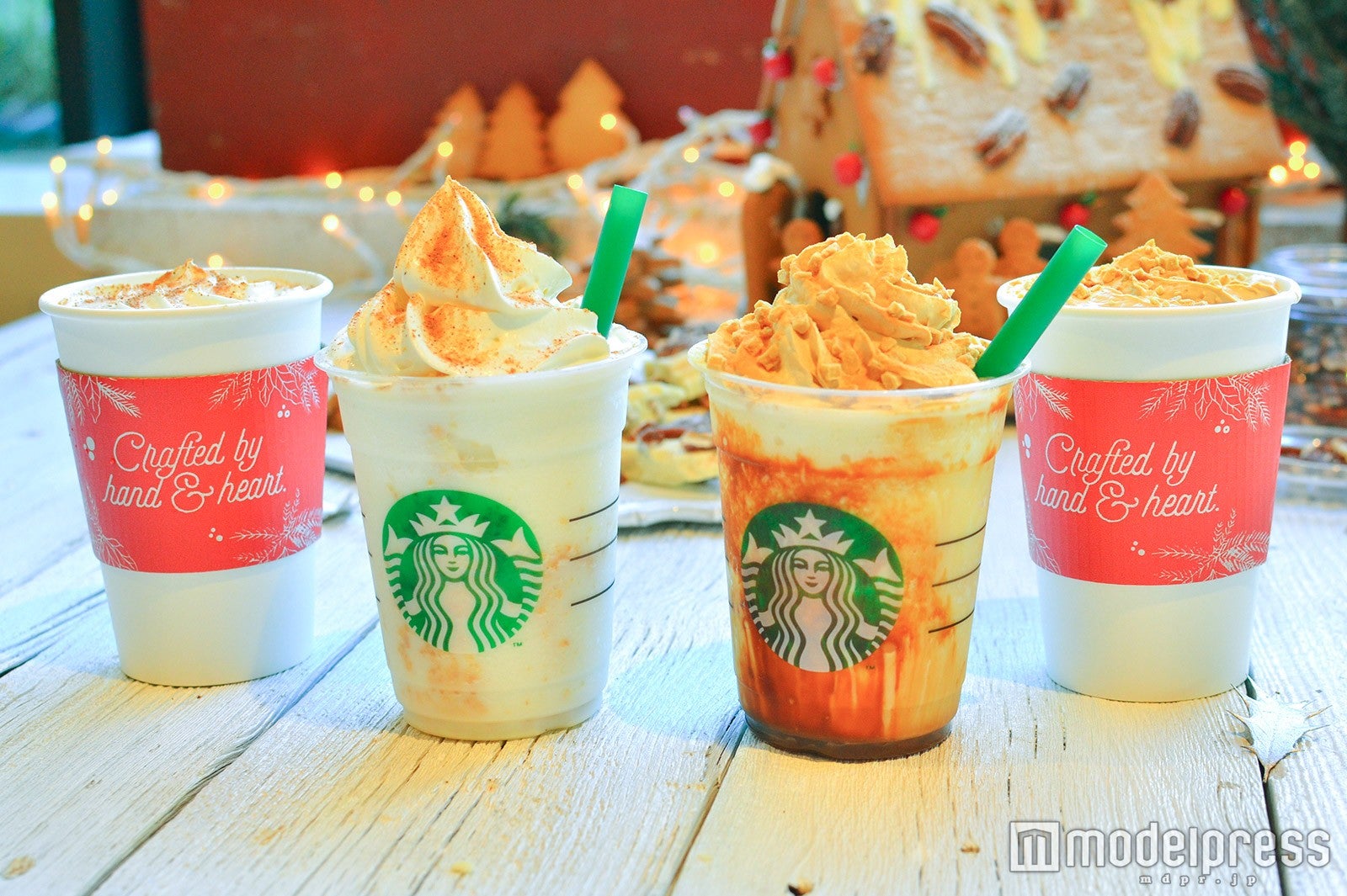 クリスマスドリンクが美味しそう！（C）モデルプレス