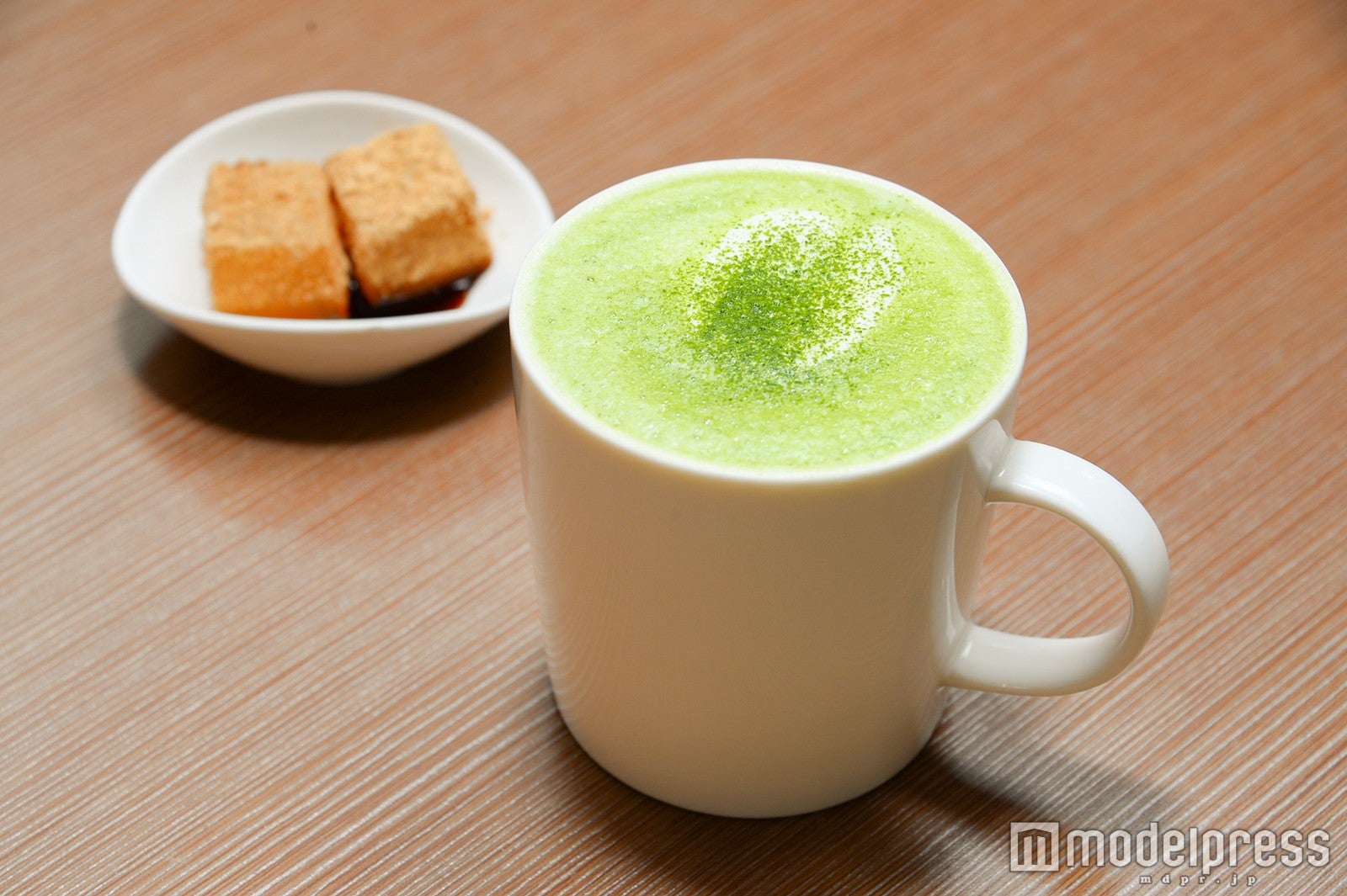 熱抹茶拿鐵（抹茶ラテ／160元／約576円）／（C）モデルプレス