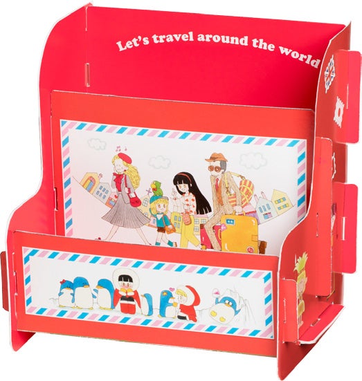 ふろくの組み立て体験コーナー(提供画像)