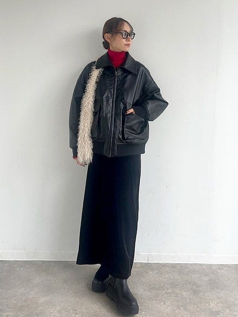 タートルネック コーデ タートルネックコーデ3