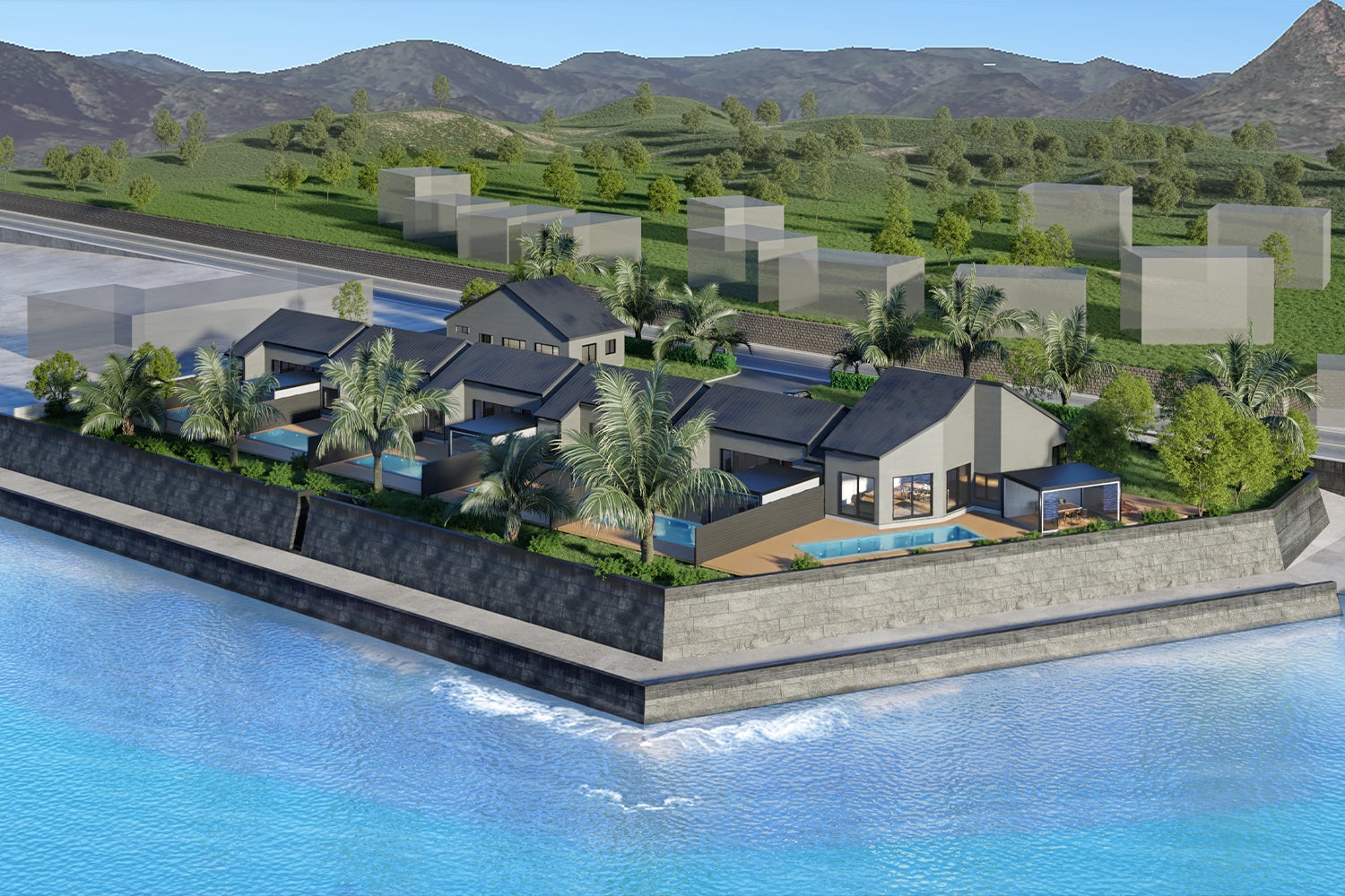 プライベートオーシャンヴィラ -ヴィラ 藍水-／画像提供：ブッキングリゾート