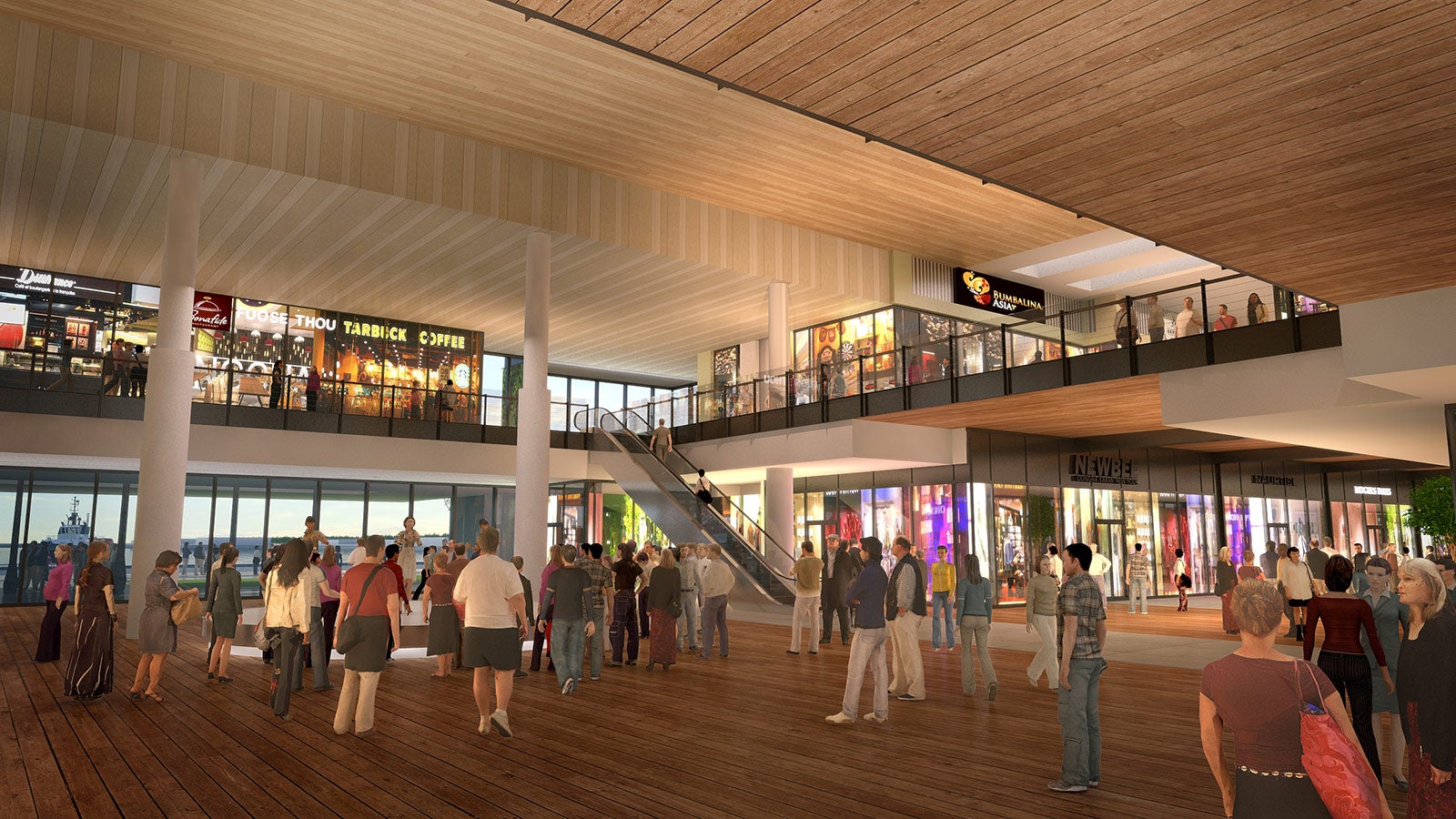 モール内部イメージ／画像提供：三井不動産株式会社