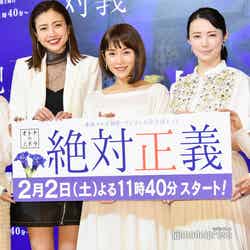 （左から）出演する桜井ユキ、片瀬那奈、山口紗弥加、美村里江、田中みな実 （C）モデルプレス