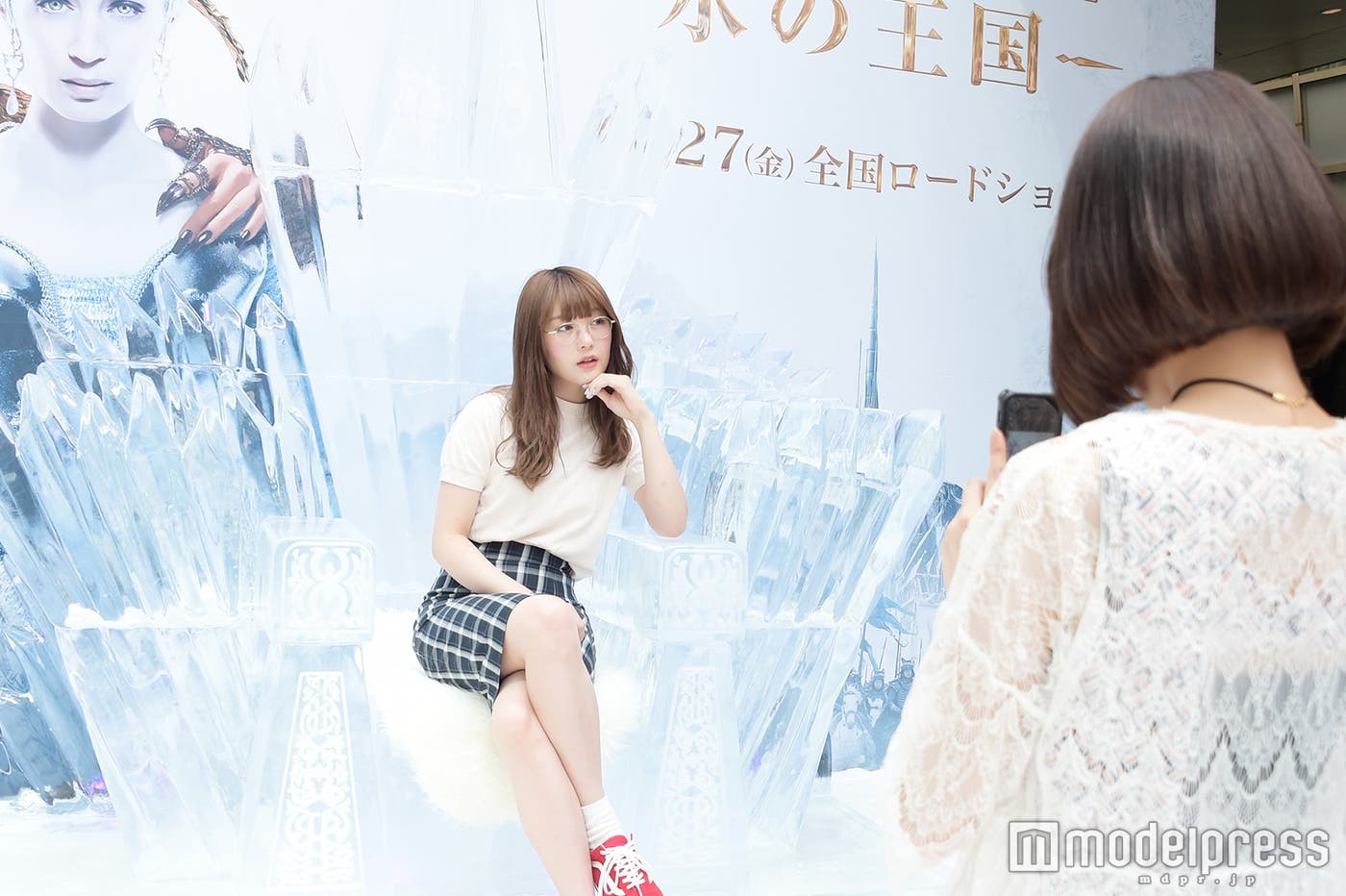 お気に入りの1枚を撮影(C)モデルプレス