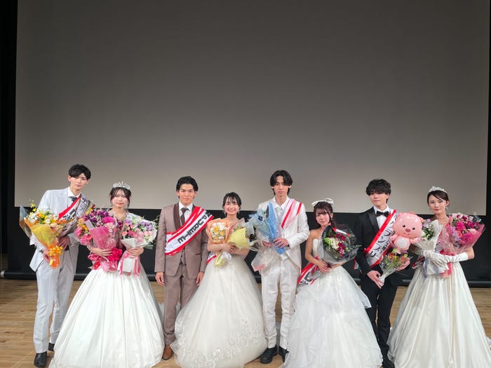 「ミスミスター関大コンテスト2023」ファイナリストたち(提供写真)