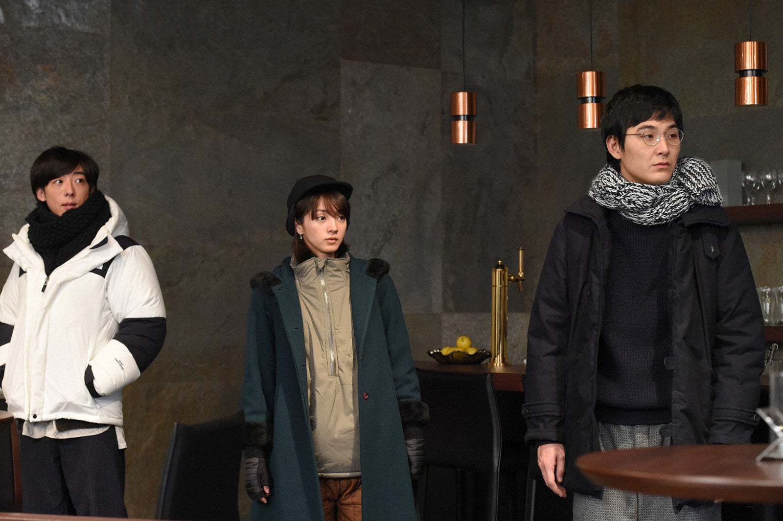 高橋一生、満島ひかり、松田龍平「カルテット」第1話より（C）TBS