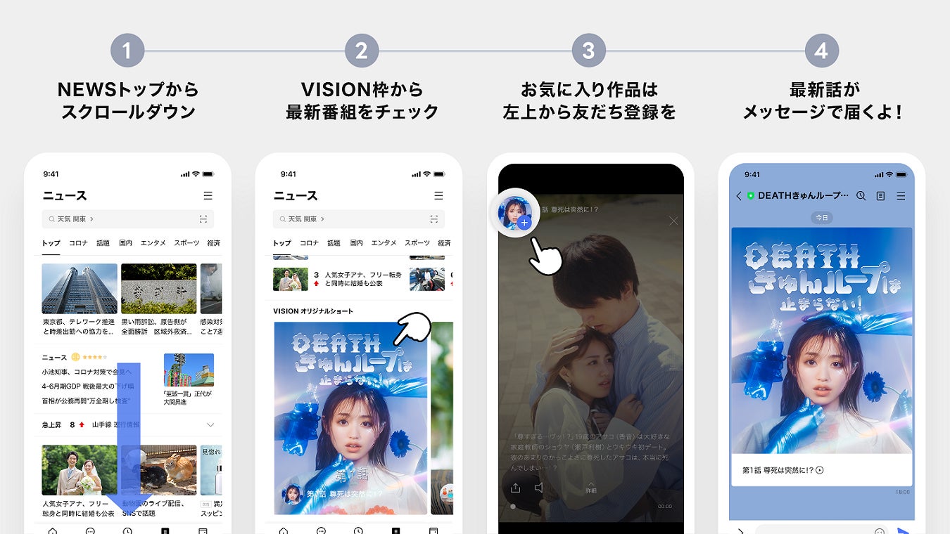 「DEATH きゅんループは止まらない！」視聴方法 （提供写真）