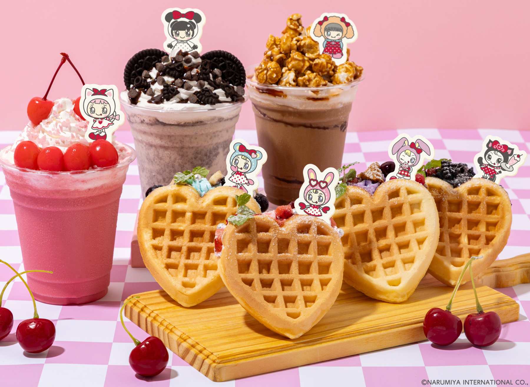 【大阪・梅田】“最強にラブリー” ナルミヤキャラのテーマカフェ期間限定オープン