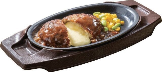 ガスト チーズINハンバーグ ガストのチーズINハンバーグのビジュアル