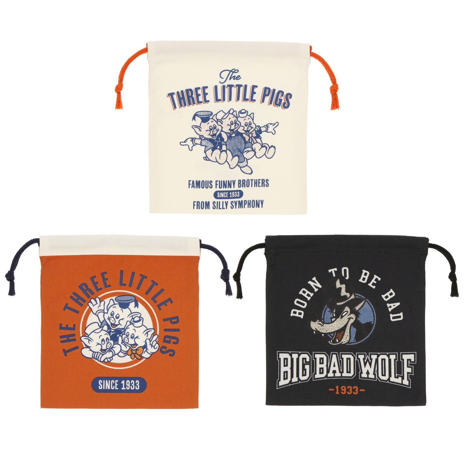 きんちゃくセット1,900円（C）Disney