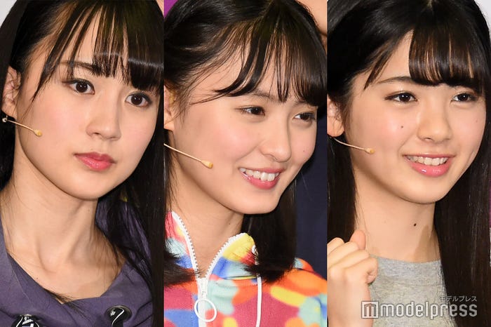 賀喜遥香、遠藤さくら、筒井あやめ (C)モデルプレス