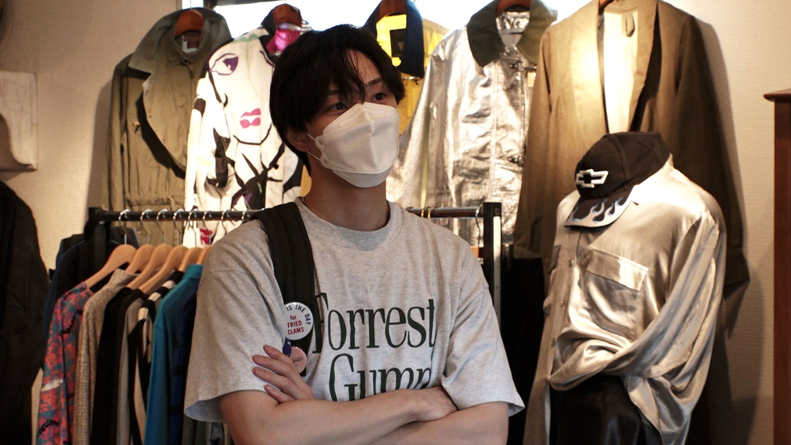 堀夏喜が古着屋へ／「The Usual Night いつもの夜」第5話より（C）ABCテレビ