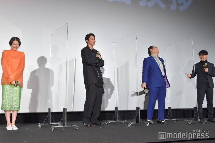 長澤まさみ、東出昌大、小手伸也、田中亮監督(C)モデルプレス