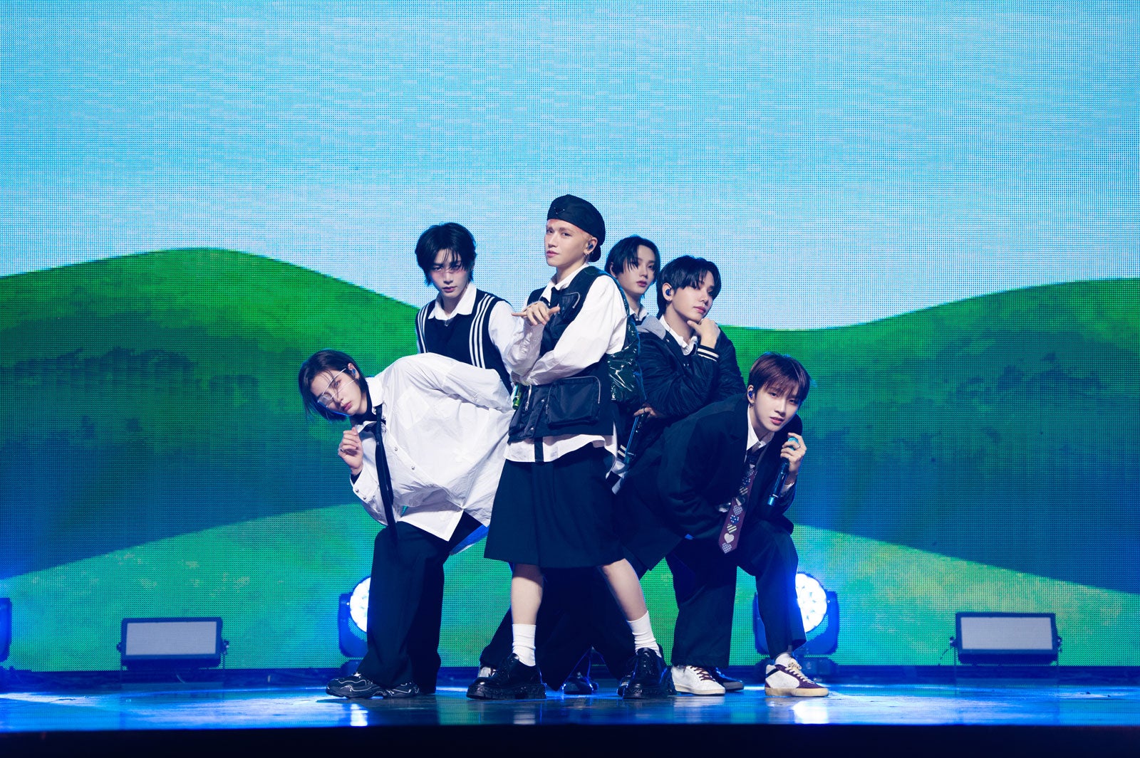 BOYNEXTDOOR「Earth，Wind＆Fire」パフォーマンスより（C）KOZ Entertainment. All Rights Reserved.／文：まつもとたくお