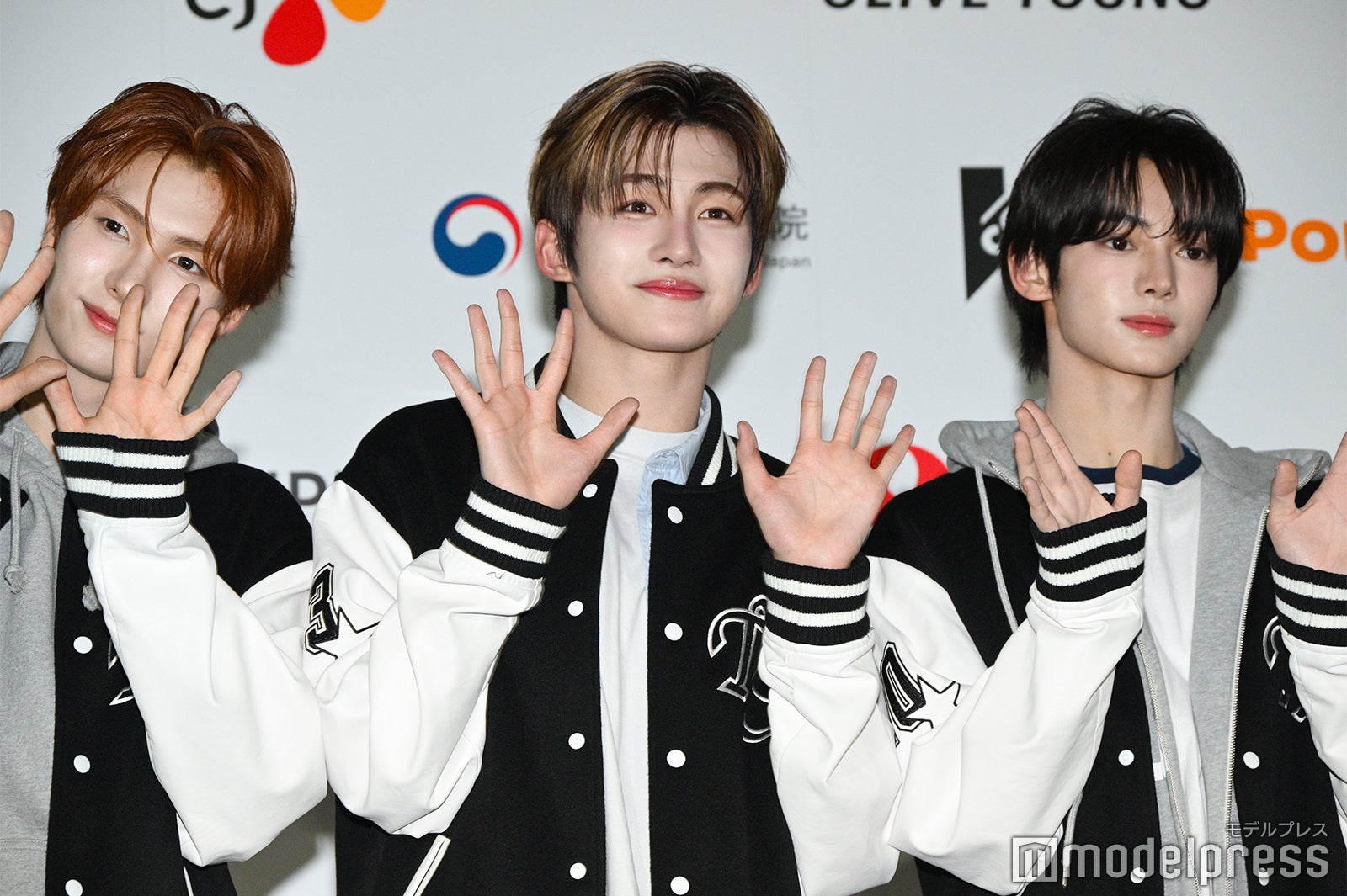 YOUNGJAE（ヨンジェ）、JIHOON（ジフン）、HANJIN（ハンジン）（C）モデルプレス