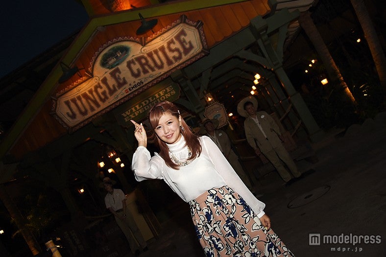 「ジャングルクルーズ：ワイルドライフ・エクスペディション」／モデル：河西里音