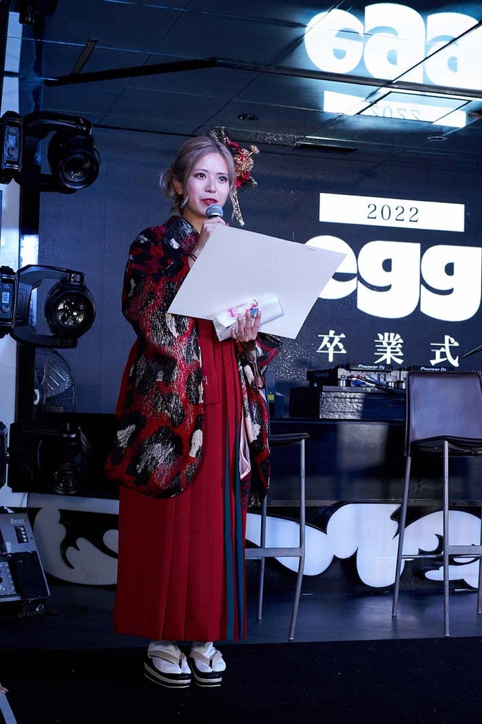 赤荻瞳編集長/「eggフェス2022」(提供写真)