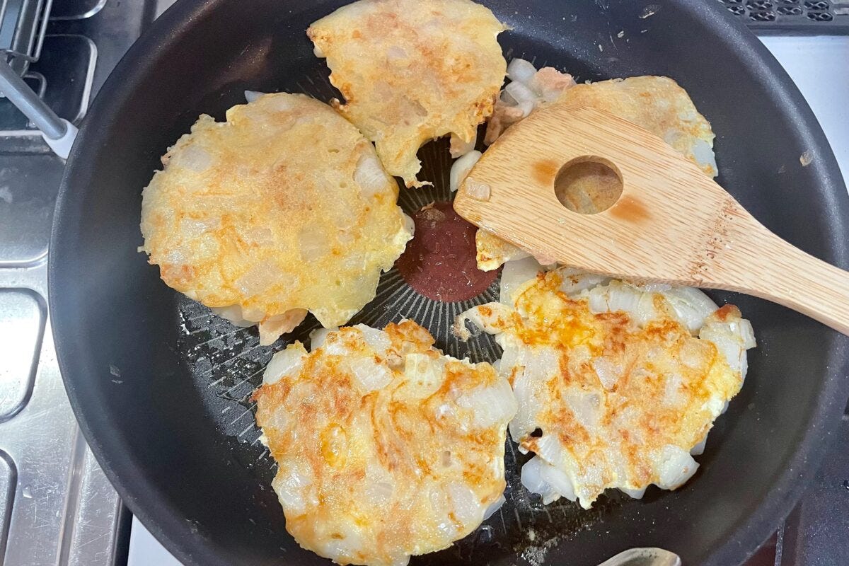 玉ねぎチヂミ