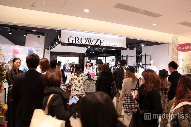 2月28日のオープン以降、連日多くの女性が来店し賑わいを見せている/「GROWZE」ルミネエスト新宿店