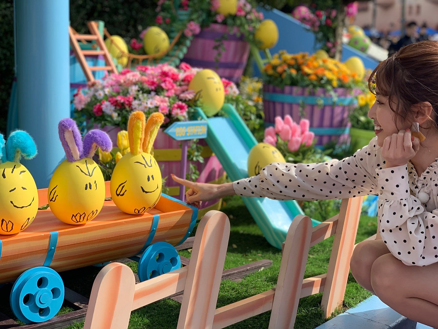 イースターらしいパーク内（写真提供：MBS）