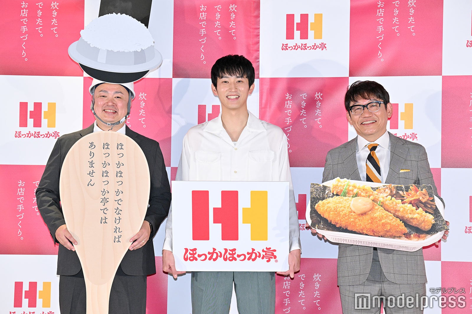 松本直樹氏、杉野遥亮、飯尾和樹（C）モデルプレス