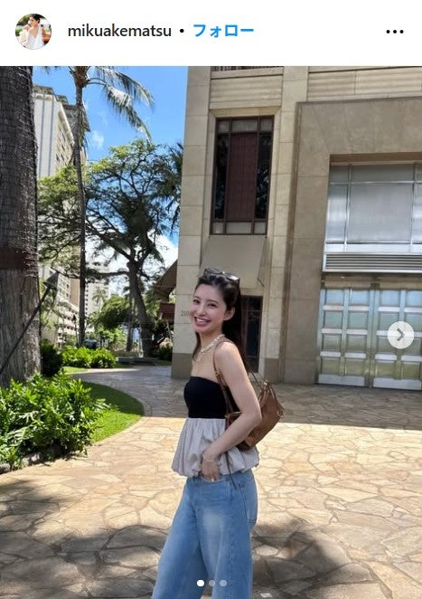 明松美玖公式Instagramより