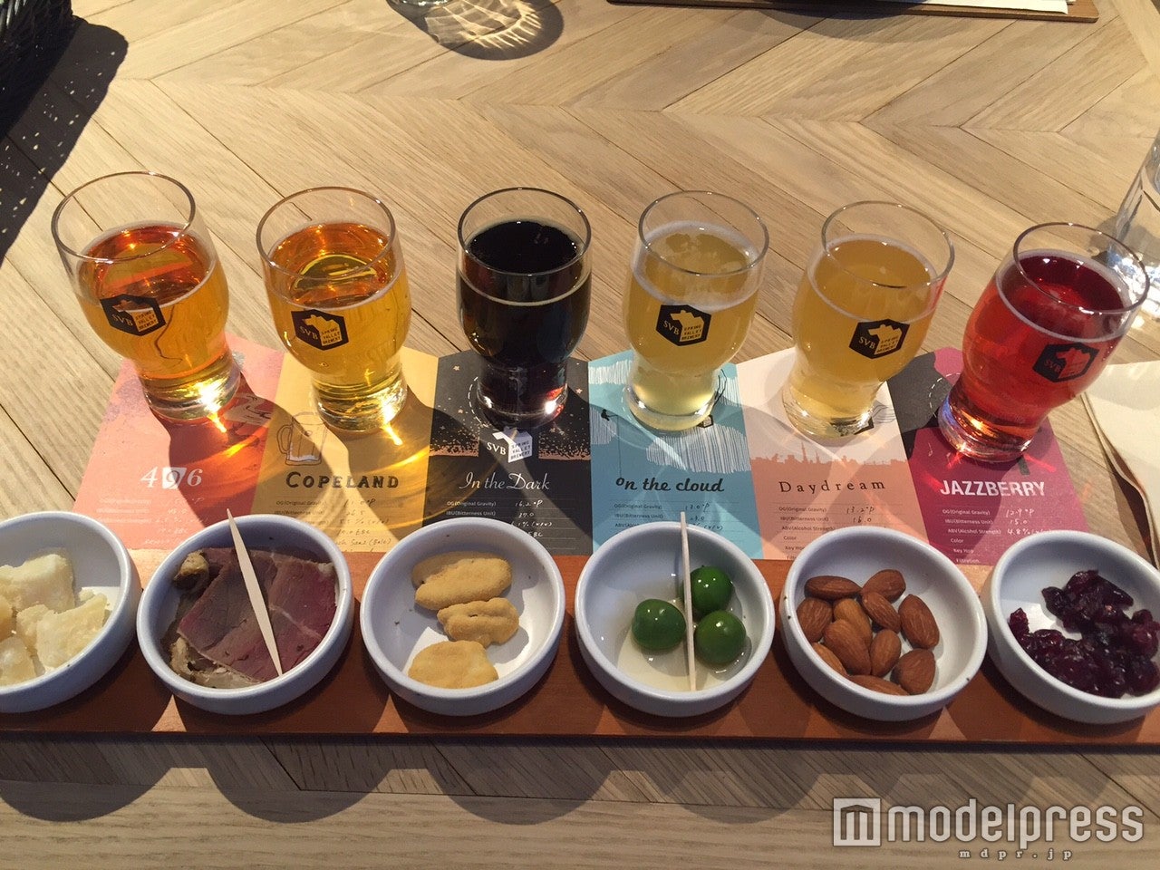 ビール6種類とおつまみとのペアリングセット2300円