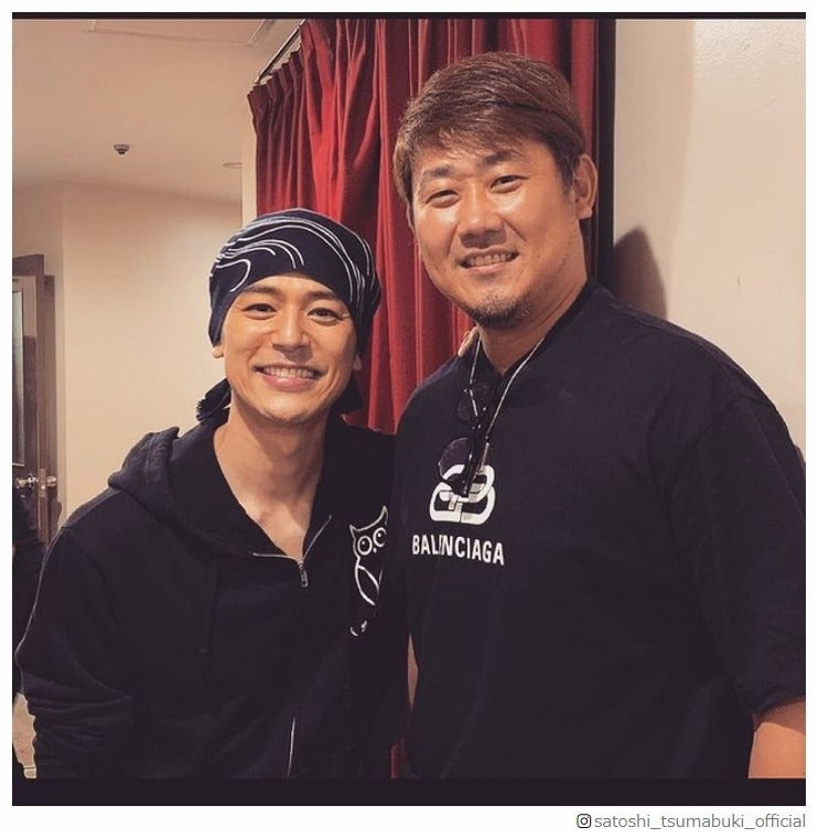 妻夫木聡、引退発表の松坂大輔投手との2ショット公開「永遠に俺たち世代の誇り」