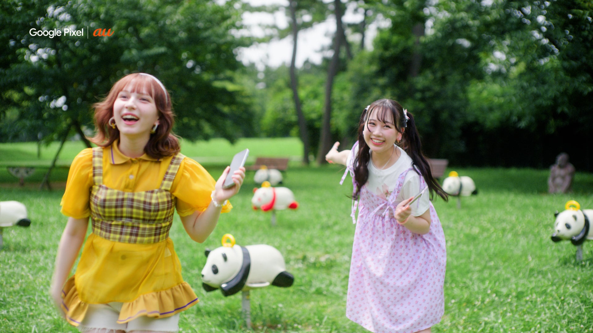 FRUITS ZIPPER 新WEBCM「公園」篇より（提供写真）