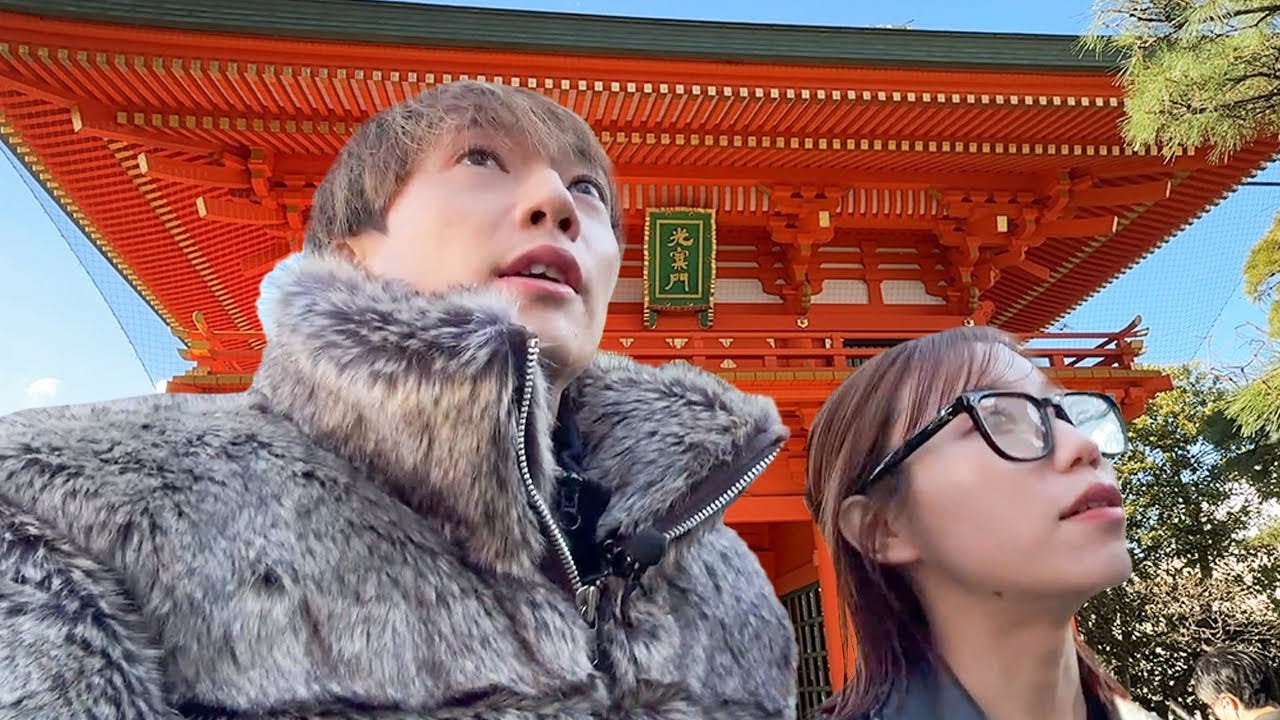 ばんばんざい、みゆが年始から大泣き…！？運気を上げるため神社へ