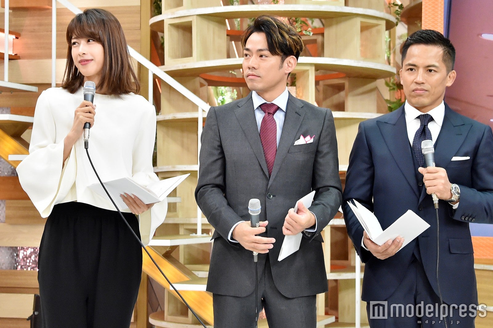 加藤綾子、高橋大輔氏、野村忠宏氏 （C）モデルプレス