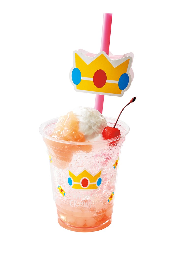 フルーツ・クリームソーダ ピーチ姫の桃クリームソーダ(C)Nintendo