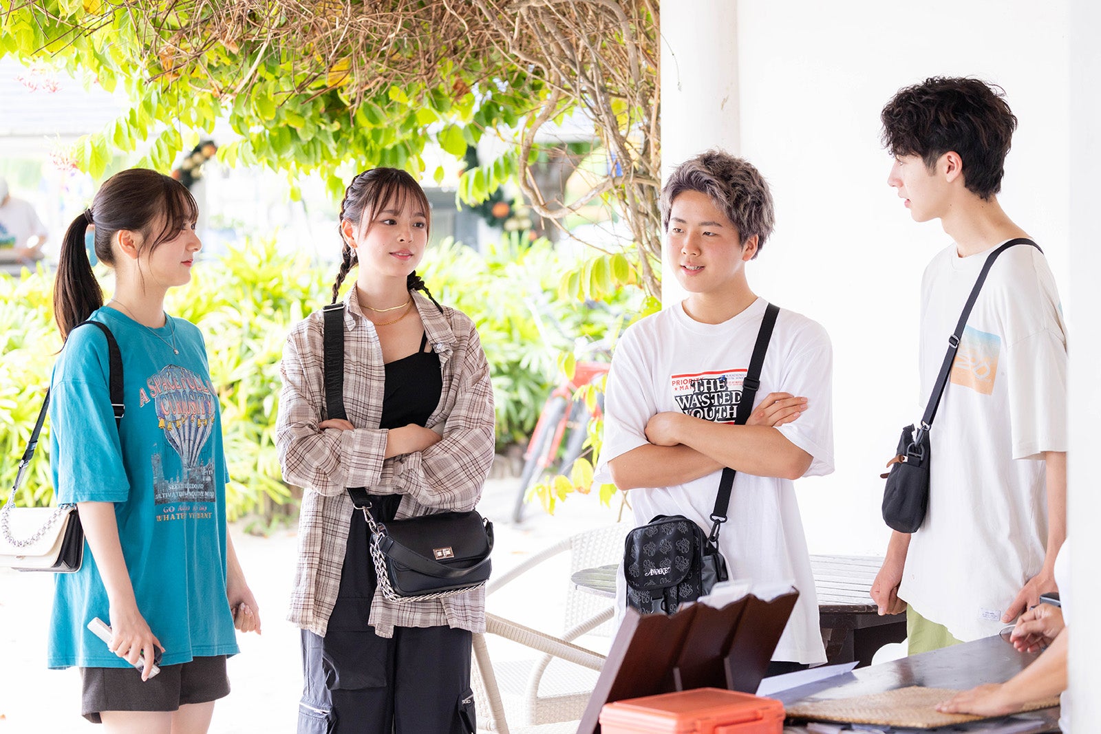 きさき、まう、りゅうじん、もねる「今日、好きになりました。-卒業編2024inセブ島-」第4話より（C）AbemaTV, Inc.