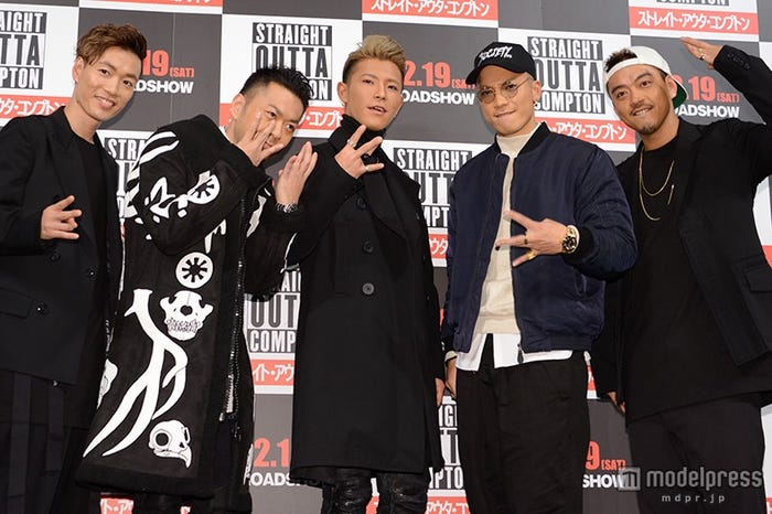 DOBERMAN INFINITY(左から)P-CHO、GS、KAZUKI、SWAY、KUBO-C