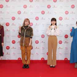 Little Glee Monster（左から）かれん、MAYU、manaka、アサヒ／リハーサル時撮影（C）NHK