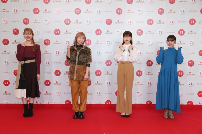 Little Glee Monster(左から)かれん、MAYU、manaka、アサヒ(C)NHK