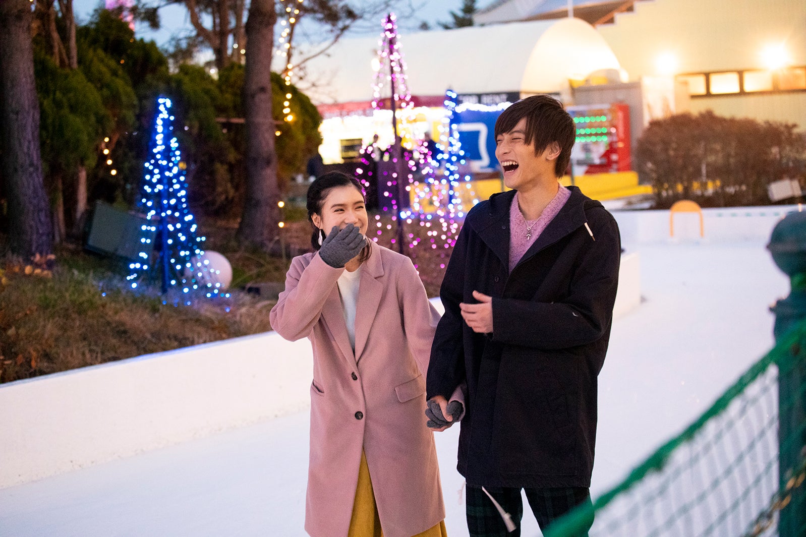 立木綾乃、池田翼／「白雪とオオカミくんには騙されない」（C）AbemaTV