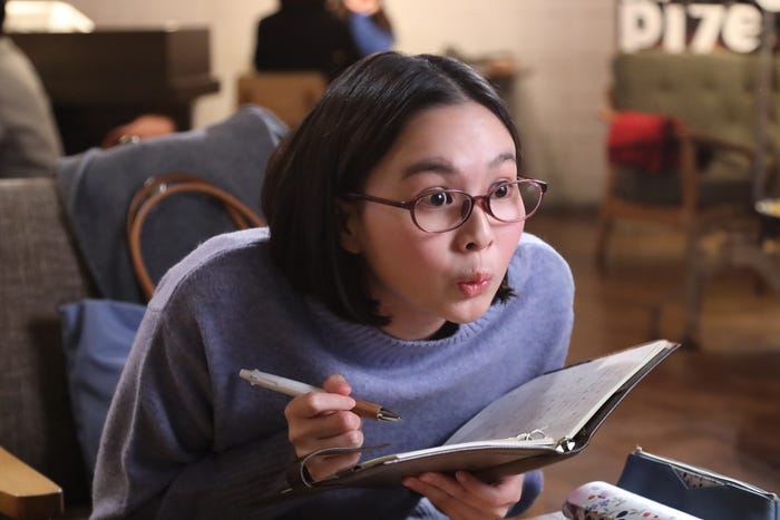 白河れい「婚活1000本ノック」第6話より(C)フジテレビ