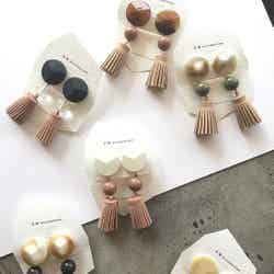 出品例:タッセルピアス/画像提供:ヨコハマハンドメイドマルシェ実行委員会