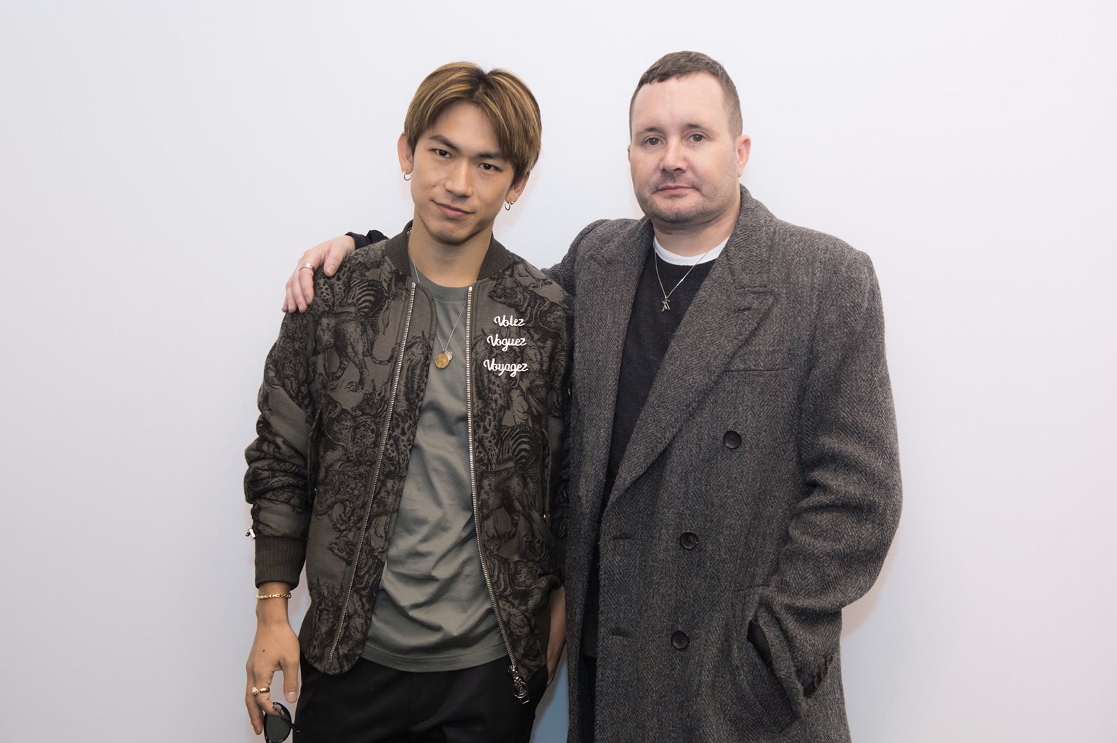 NAOTO、キム・ジョーンズ氏（C）LOUIS VUITTON／SHOICHI KAJINO