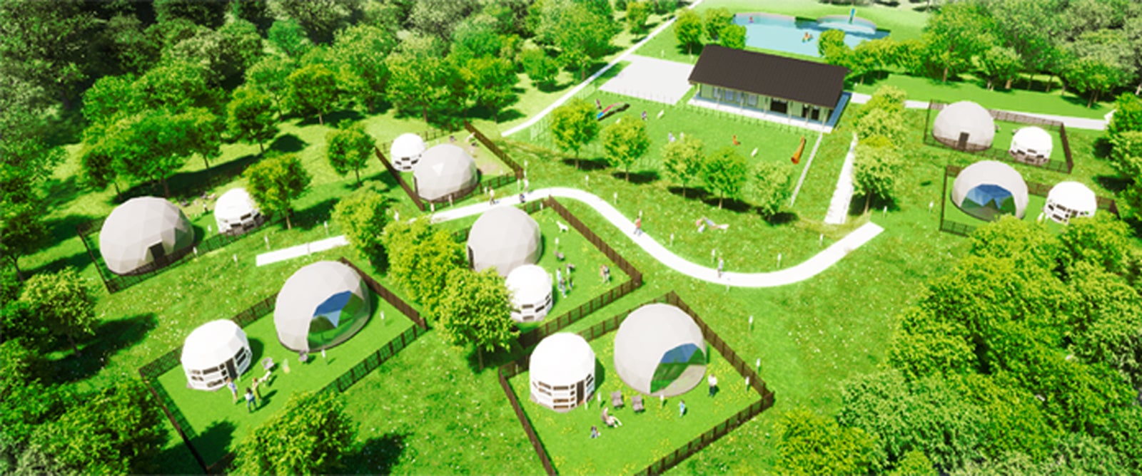 グランハイド ウィズ ドッグ コマツ／画像提供：エイチ・アイ・エス