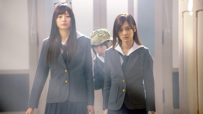 梅澤美波、齋藤飛鳥、山下美月(C)2020 「映像研」実写ドラマ化作戦会議 (C)2016 大童澄瞳/小学館