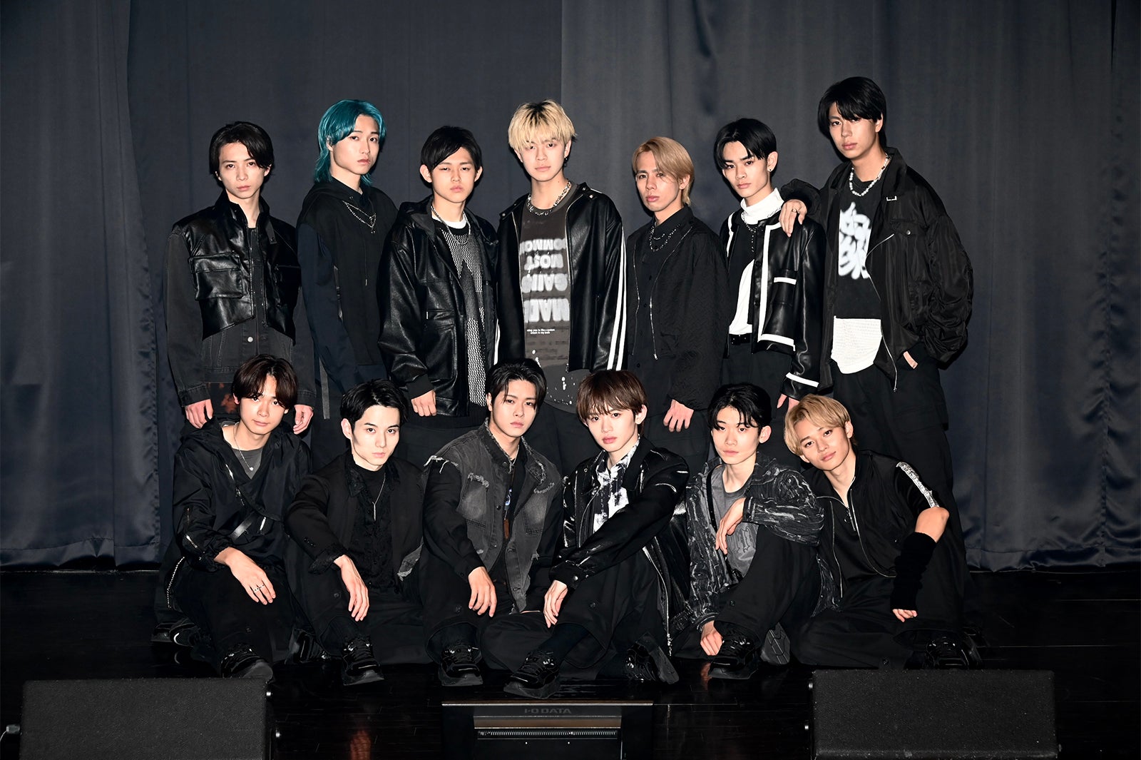 （後列左より）リオ、リョウタロウ、コウヘイ、コウスケ、トワ、タロウ、オオジュ（前列左より）ユウタ、ユウゴ、リョウ、リク、ケンタ、ショウ（提供写真）