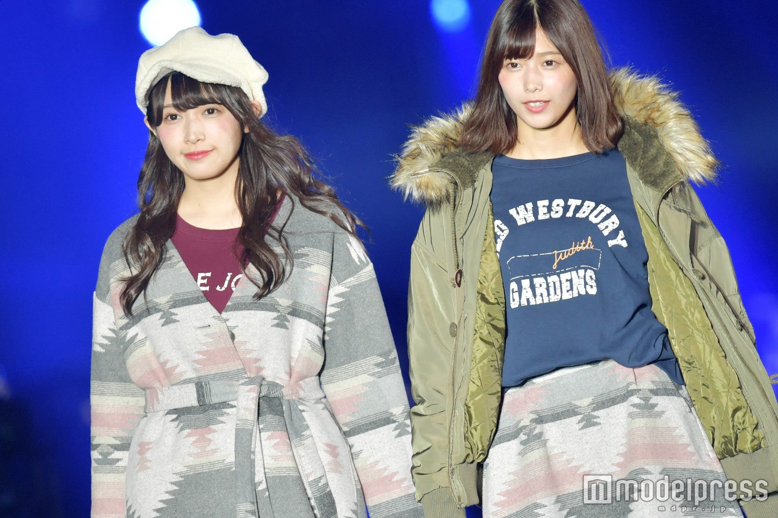 渡辺梨加、渡邉理佐 （C）モデルプレス