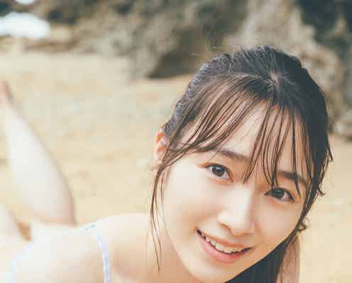 櫻坂46守屋麗奈、ギンガムチェックビキニ姿 1st写真集「笑顔のグー、チョキ、パー」書店特典絵柄公開